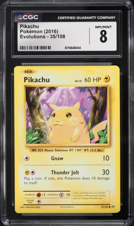 1995 Pokemon Japanese Topsun Holofoil Prism Pikachu #25 PSA 9 MINT