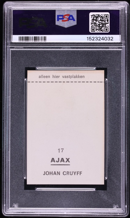 1969 Vanderhout Voetbalsterren Soccer Johan Cruyff ROOKIE #17 PSA 8 NM-MT