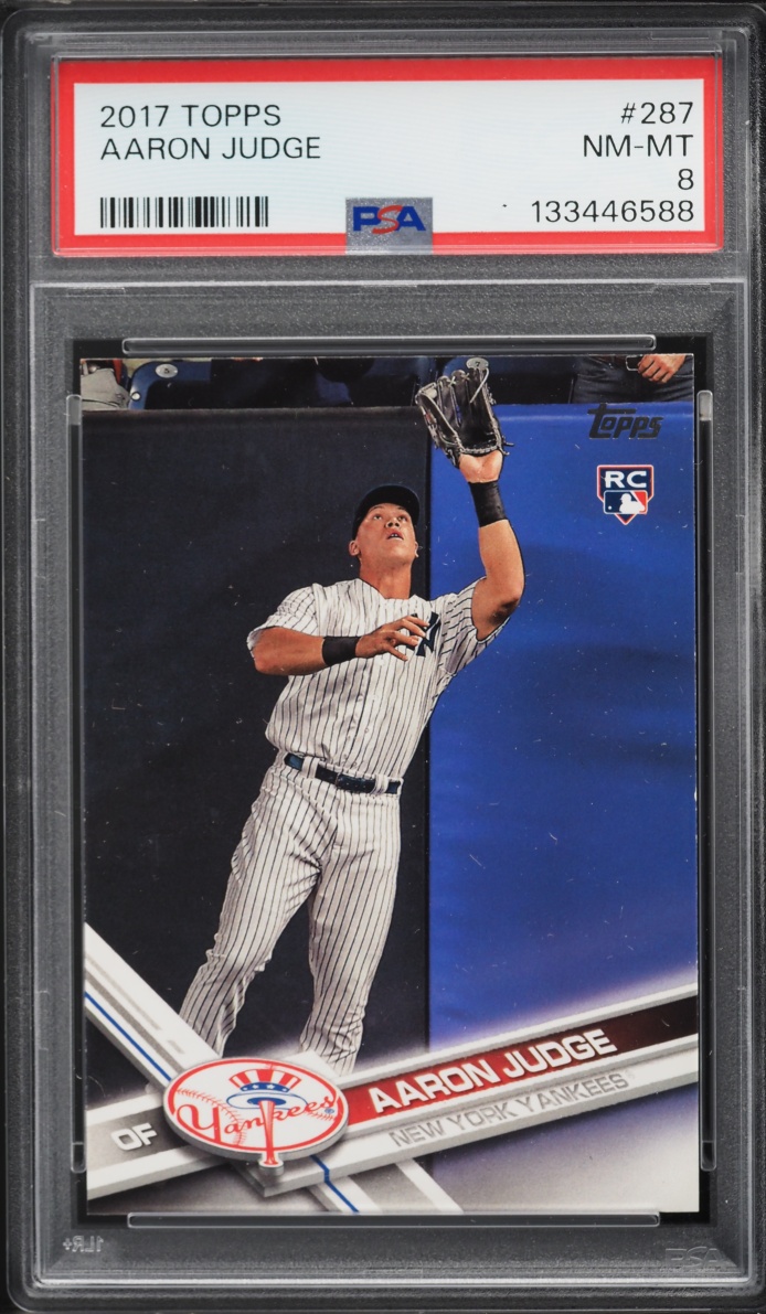2017 Topps Aaron Judge ROOKIE #287 PSA 8 NM-MT