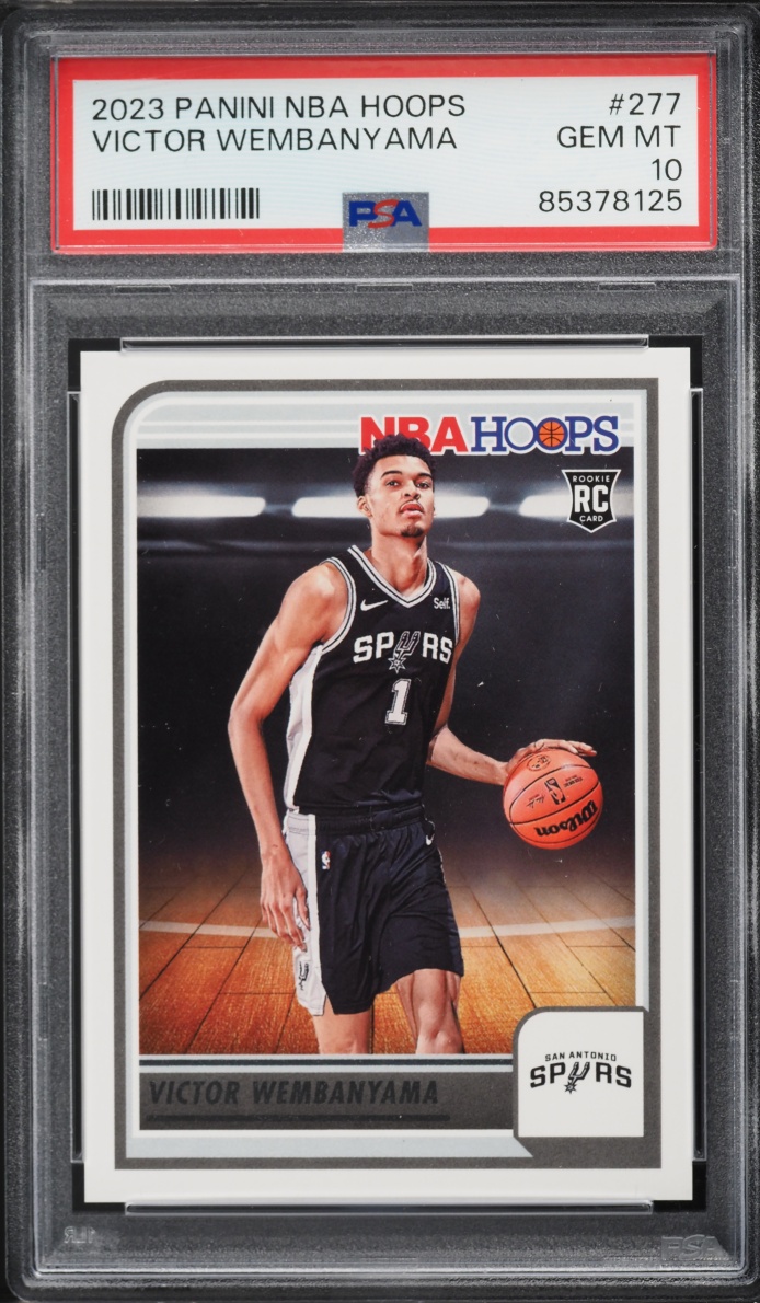 2023 Hoops Victor Wembanyama ROOKIE #277 PSA 10 GEM MINT