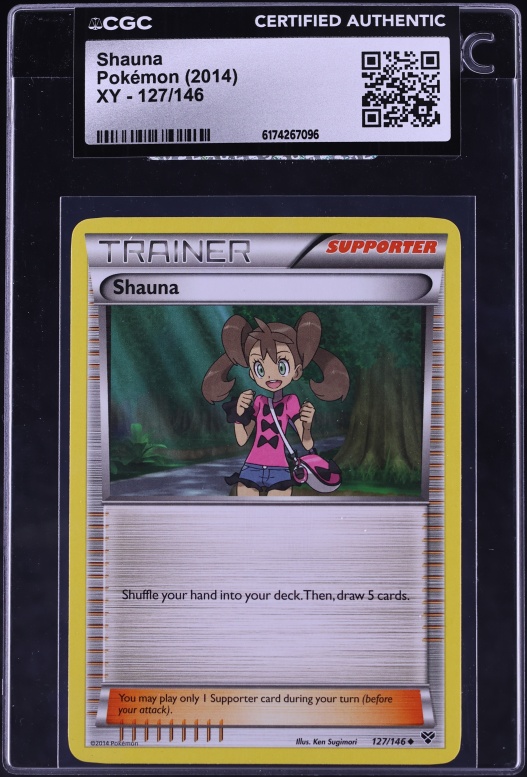 2014 Pokemon XY Shauna #127 CGC AUTH