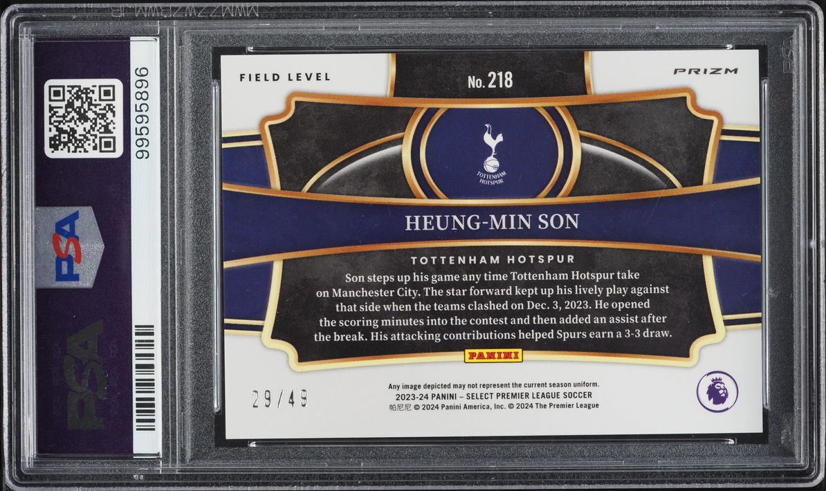 2023 Select Field Level Tie-Dye Heung-Min Son /49 #218 PSA 10 GEM MINT