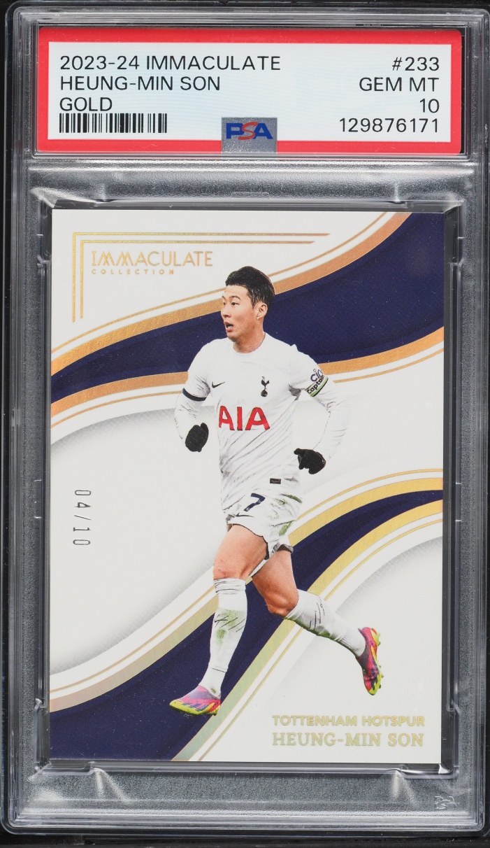 2023 Immaculate Collection Gold Heung-Min Son /10 #233 PSA 10 GEM MINT
