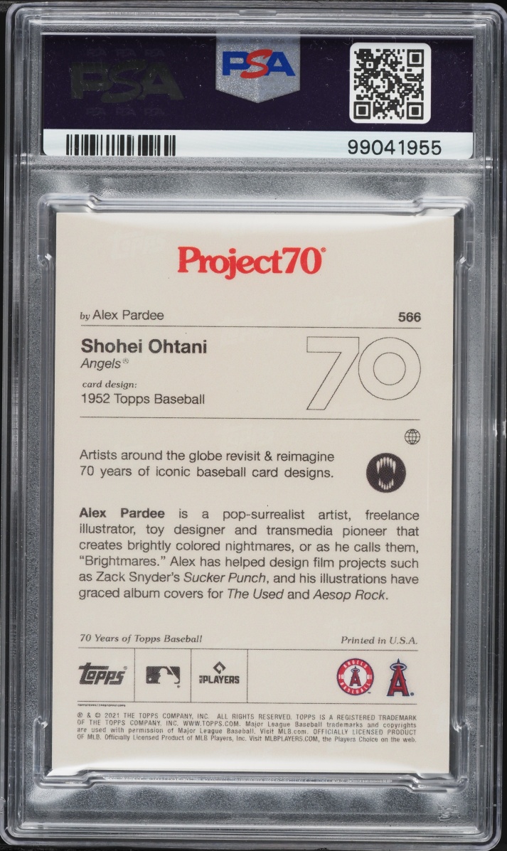 2021 Topps Project 70 Shohei Ohtani #566 PSA 10 GEM MINT