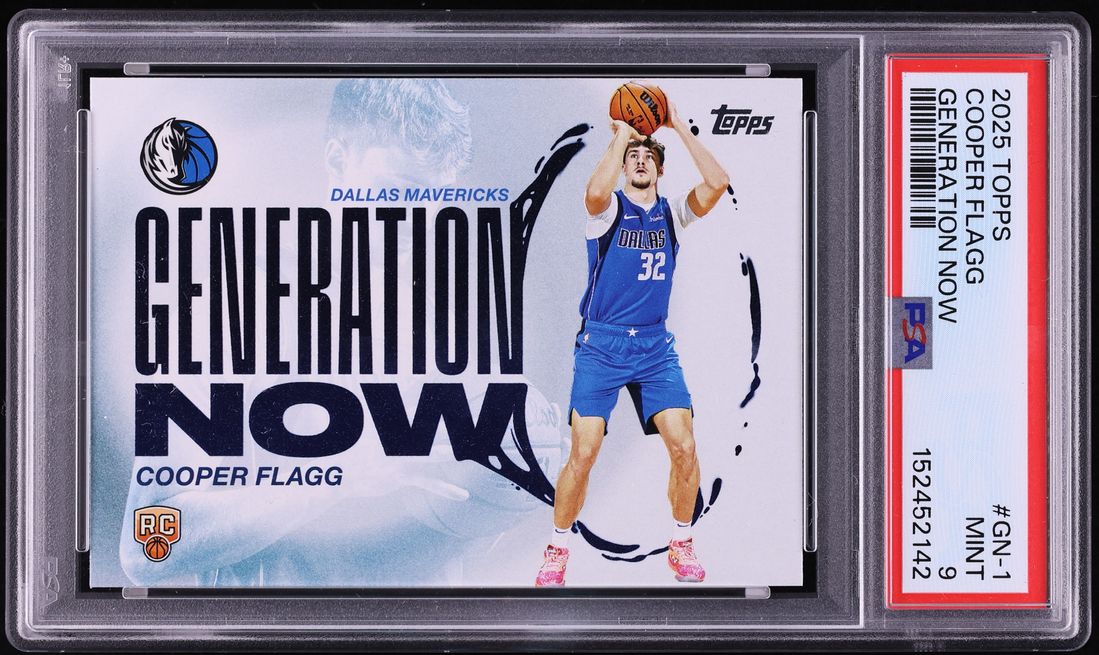 2025 Topps Generation Now Cooper Flagg ROOKIE #GN-1 PSA 9 MINT