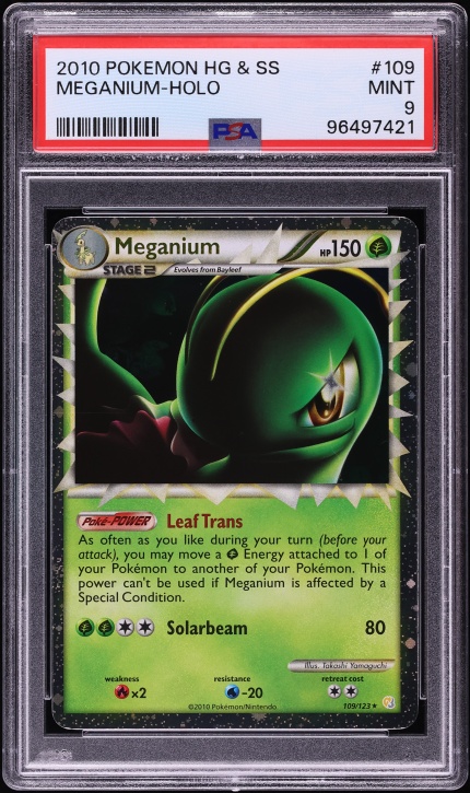 meganium pokemon card price Pokemon HeartGold SoulSilver Meganium #26