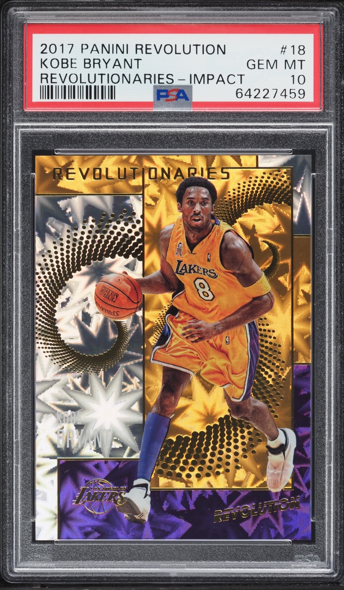 2017 Panini Revolution Impact Kobe Bryant #18 PSA 10 GEM MINT