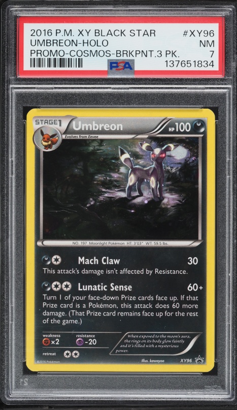 2010 Pokemon Japanese Reviving Legends 1st Edition Holo Umbreon