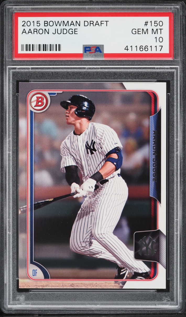 2015 Bowman Draft Aaron Judge PROSPECT #150 PSA 10 GEM MINT