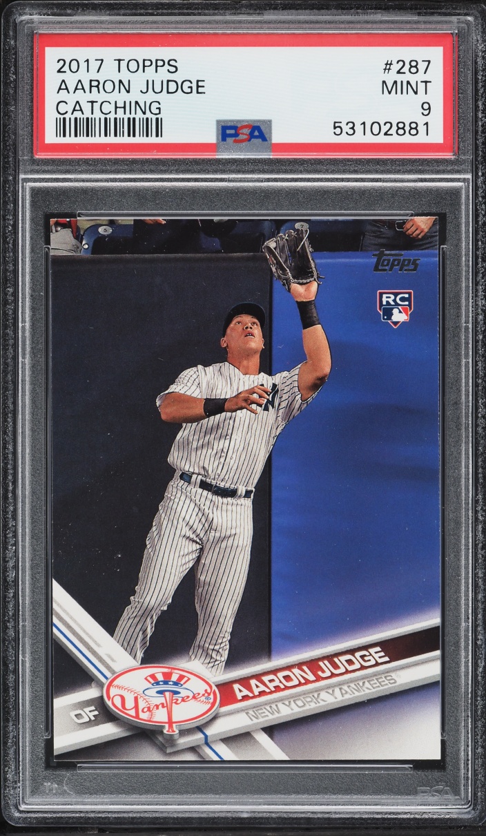 2017 Topps Aaron Judge ROOKIE #287 PSA 9 MINT