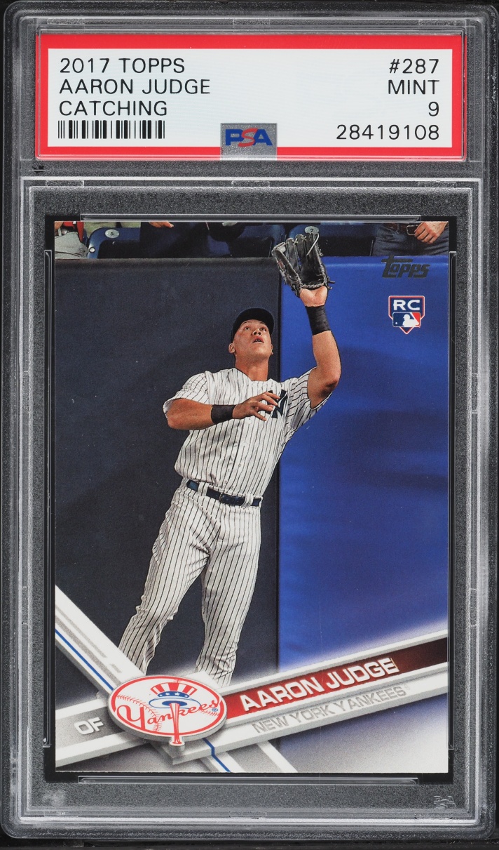 2017 Topps Aaron Judge ROOKIE #287 PSA 9 MINT