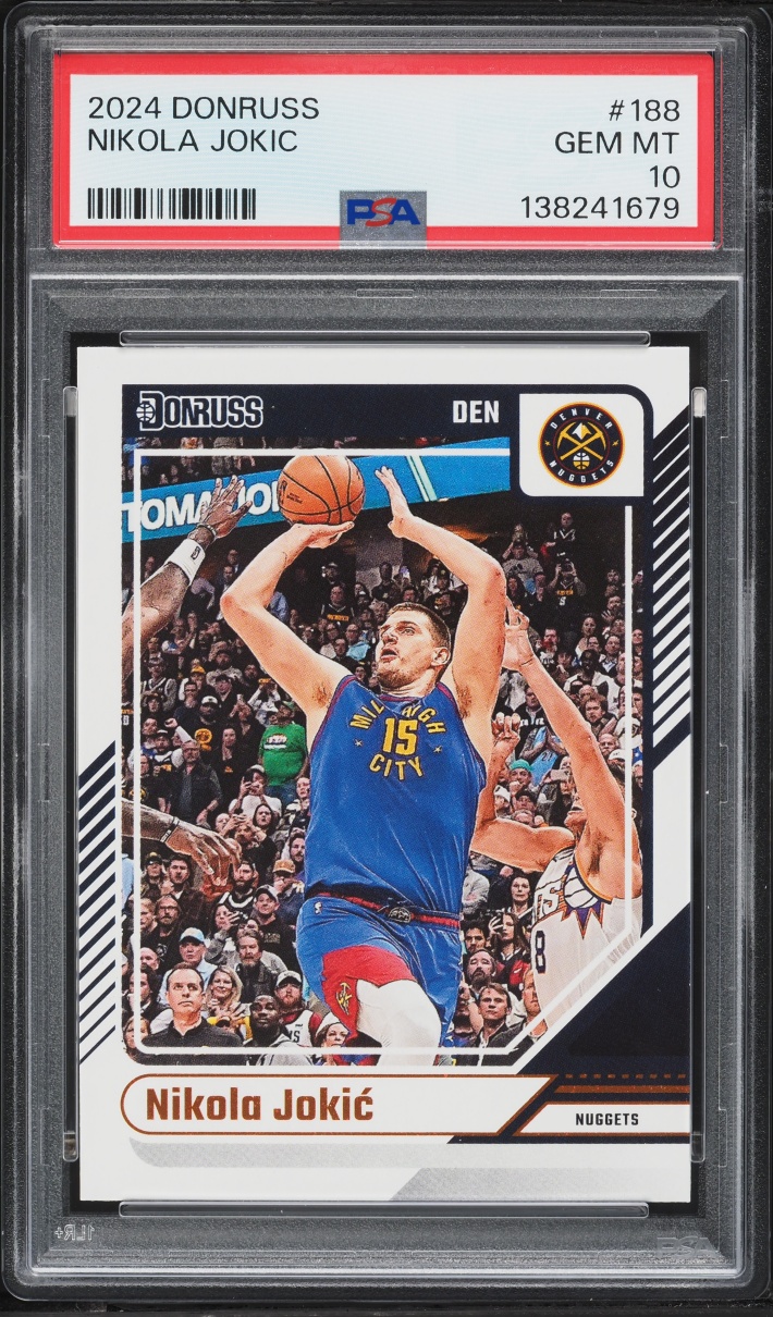 2024 Donruss Basketball Nikola Jokic #188 PSA 10 GEM MINT