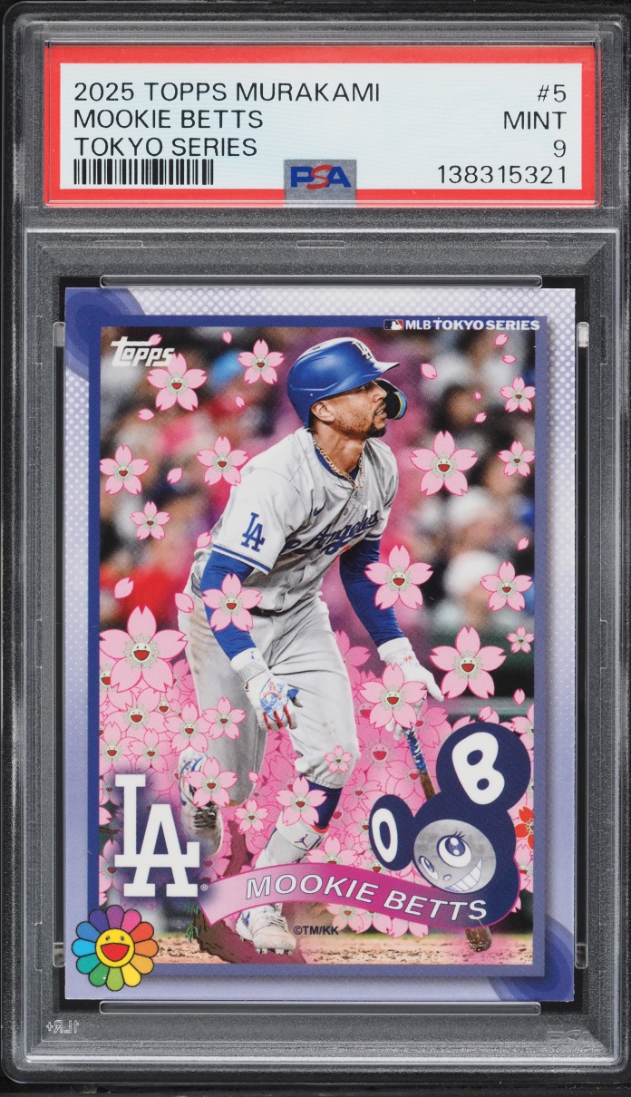 2025 Topps Murakami Tokyo Series Mookie Betts #5 PSA 9 MINT