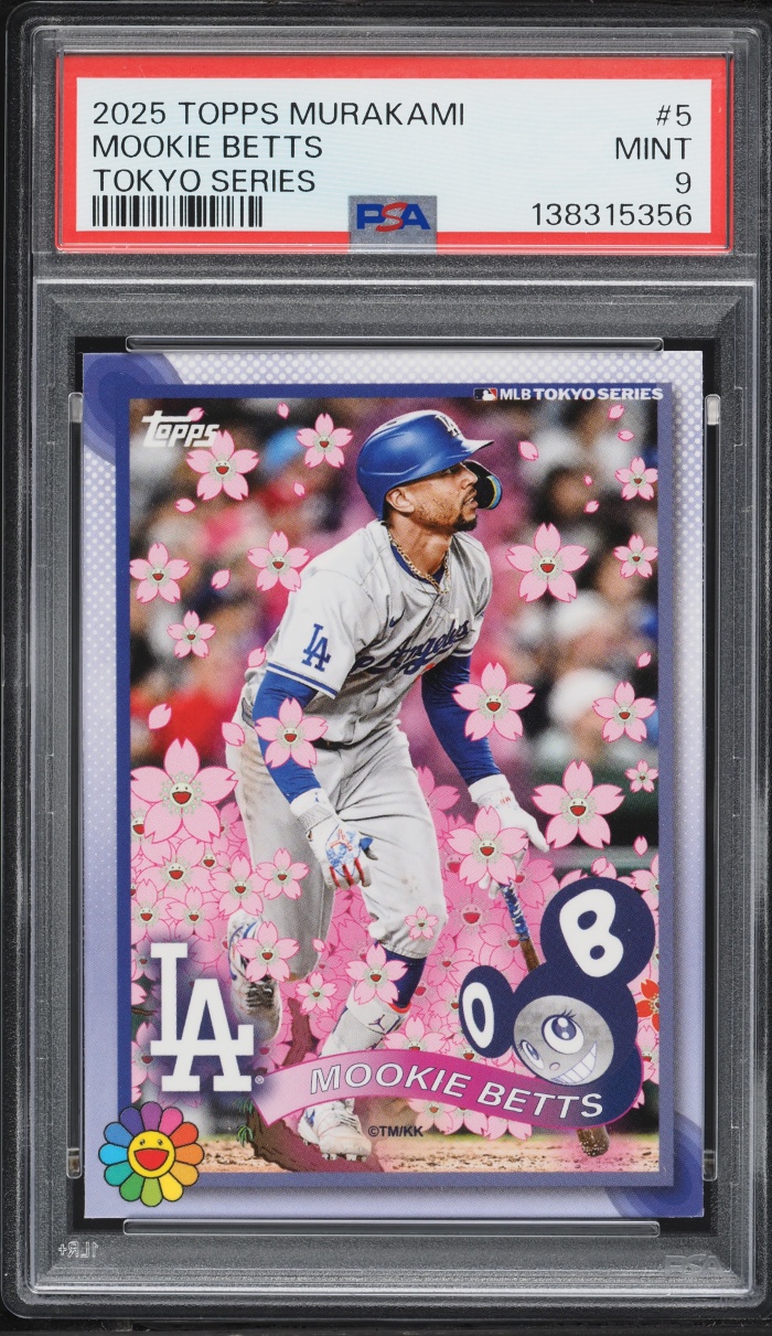 2025 Topps Murakami Tokyo Series Mookie Betts #5 PSA 9 MINT