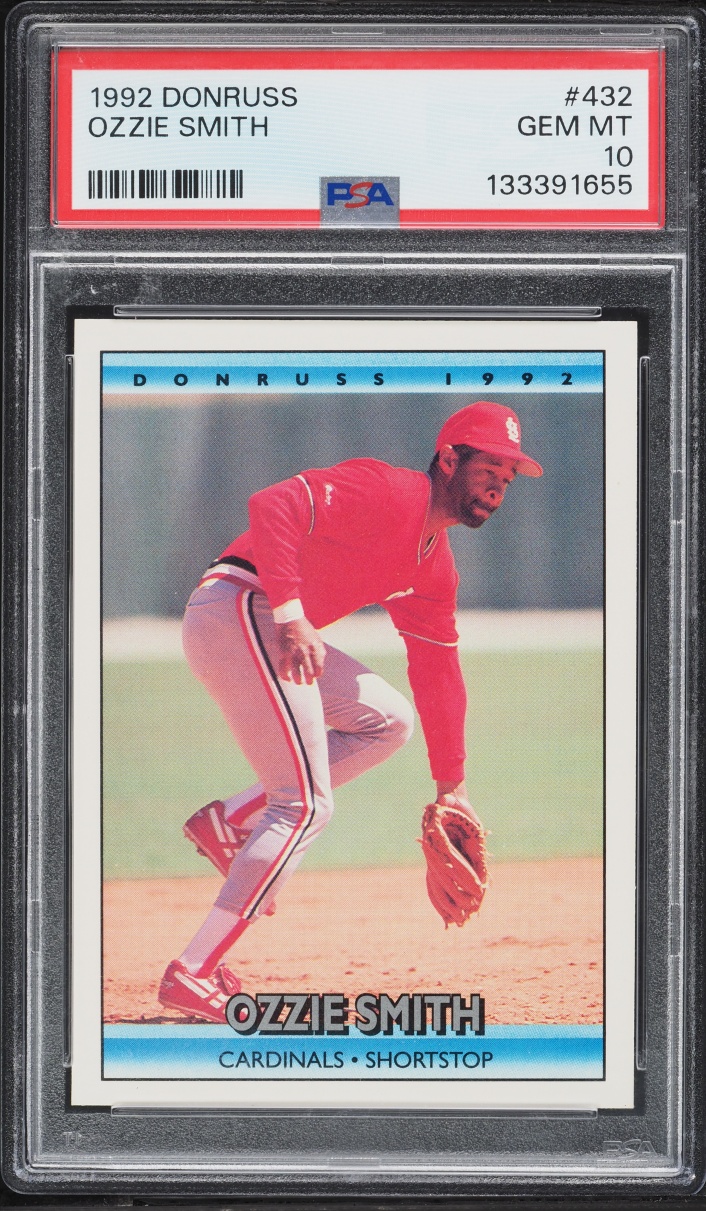 1992 Donruss Ozzie Smith #432 PSA 10 GEM MINT