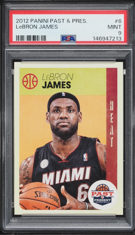 2012 Panini Prizm LeBron James #1 BGS 9 MINT on Fanatics Collect