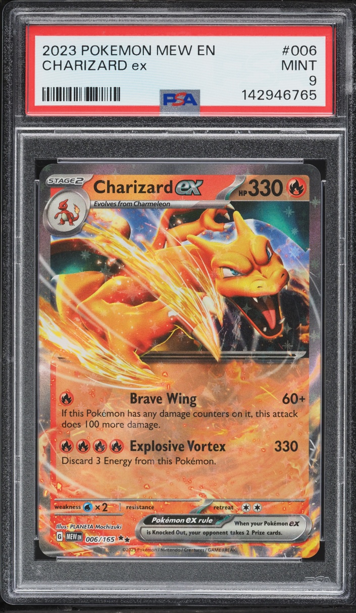 2023 Pokemon Scarlet & Violet 151 Charizard Ex #6 PSA 9 MINT