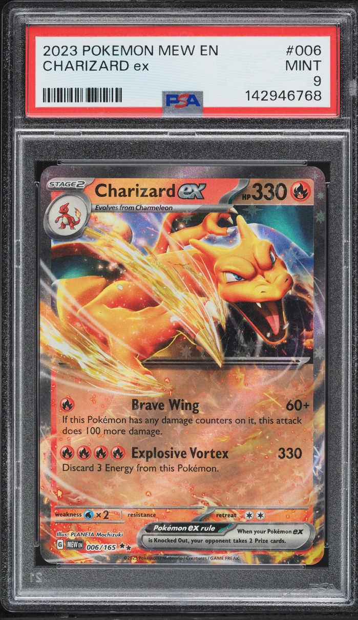 2023 Pokemon Scarlet & Violet 151 Charizard EX #6 PSA 9 MINT