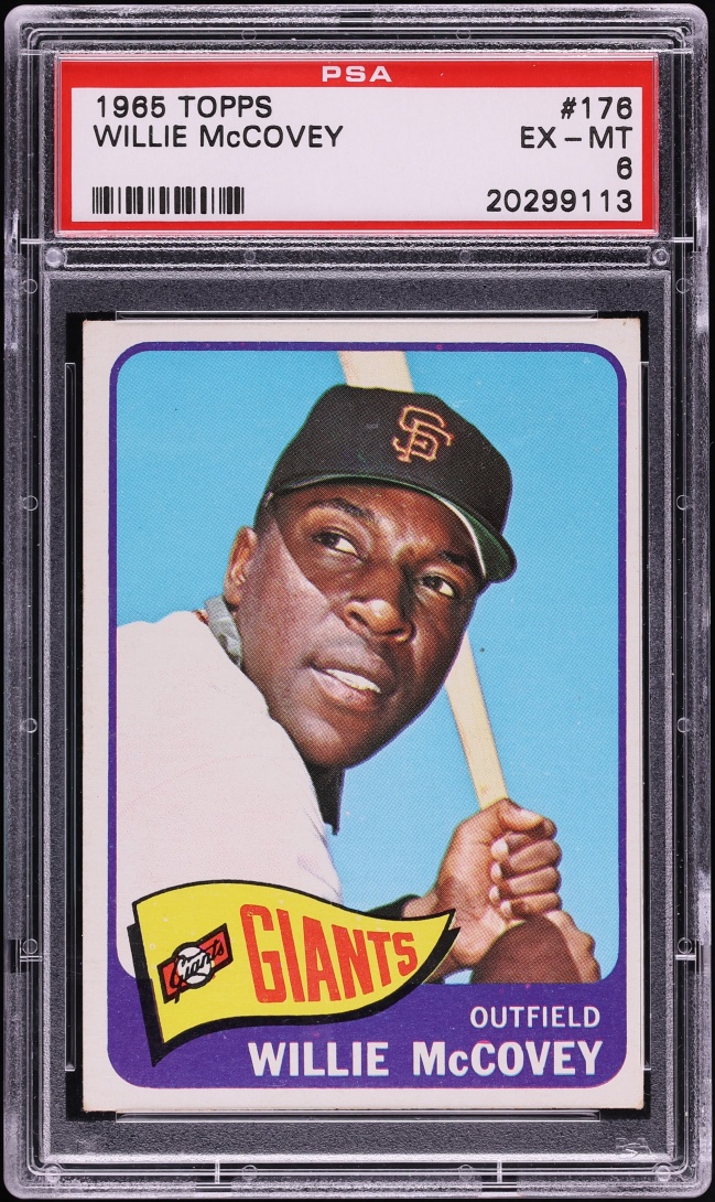 1965 Topps Willie McCovey #176 PSA 6 EXMT