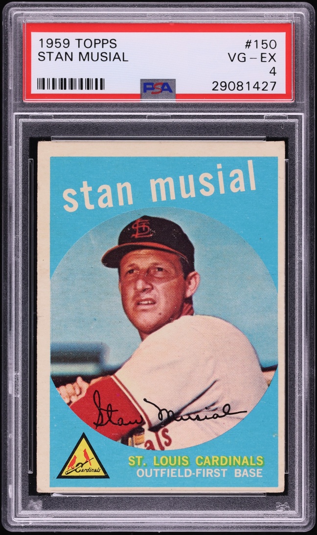 1959 Topps Stan Musial #150 PSA 4 VGEX