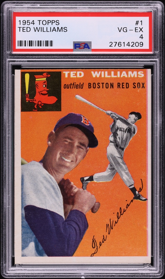 1954 Topps Ted Williams #1 PSA 4 VGEX
