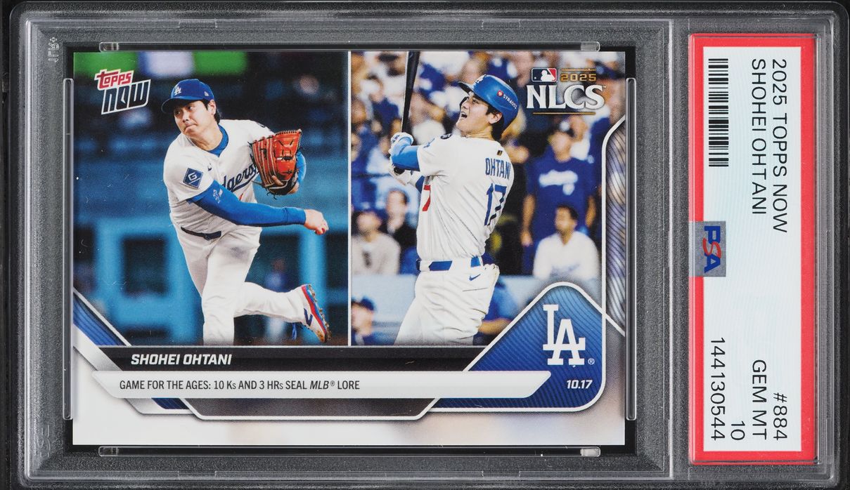 2025 Topps Now Shohei Ohtani #884 PSA 10 GEM MINT