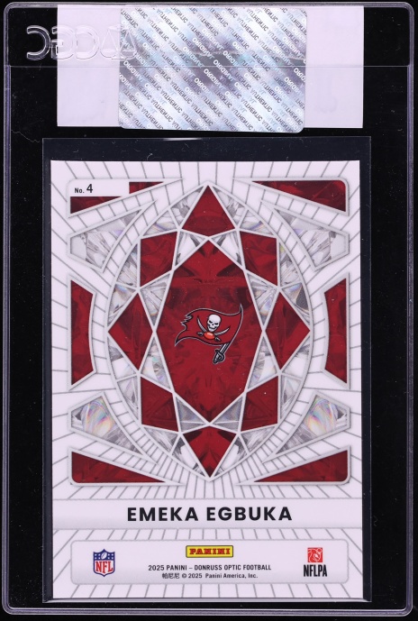 2025 Donruss Optic Diamond Hands Emeka Egbuka ROOKIE #4 CGC AUTH