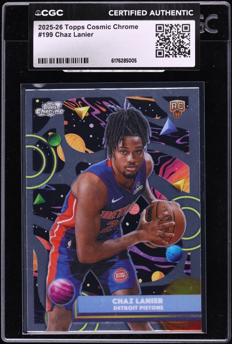 2025 Topps Chrome Cosmic Chaz Lanier ROOKIE #199 CGC AUTH