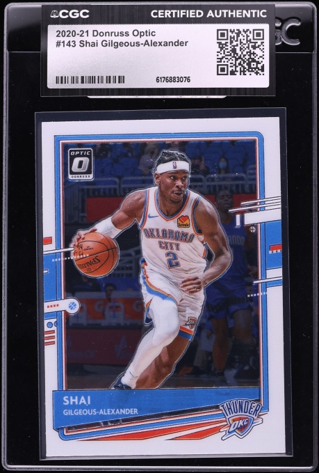 2020 Donruss Optic Shai Gilgeous-Alexander #143 CGC AUTH