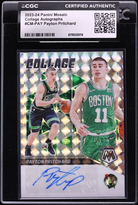 2023 Panini Mosaic Basketball Payton Pritchard #CM-PAY PSA 10