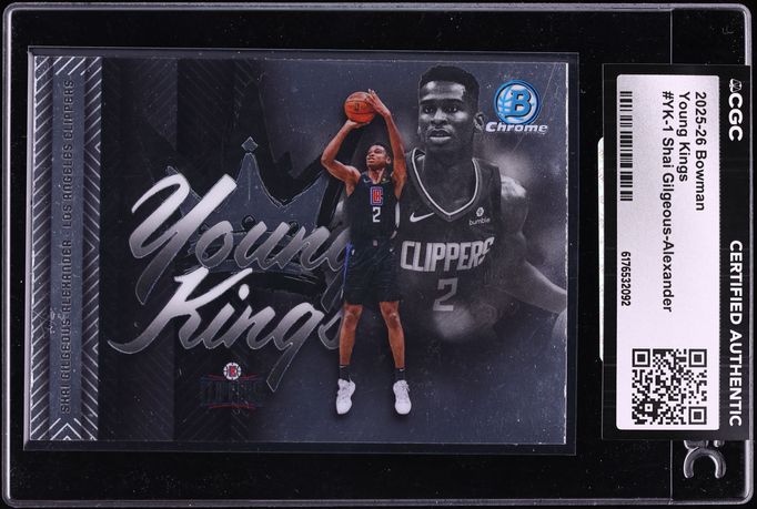 2025 Bowman Chrome Young Kings Shai Gilgeous-Alexander #YK-1 CGC AUTH