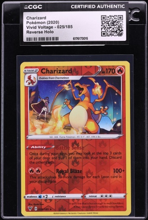 charizard pokemon card 25/185 Holo Rare 025/185 Battle Sense Royal Blaze Pokémon TCG – Japan Youkoso Stage 2 Charizard Fase2 025/185 Voltaje Vivido
