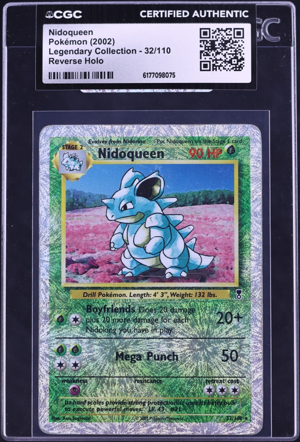 nidoqueen holographic card Pokmon TCG Nidoqueen Jungle 7/64 Holo Unlimited Holo Rare