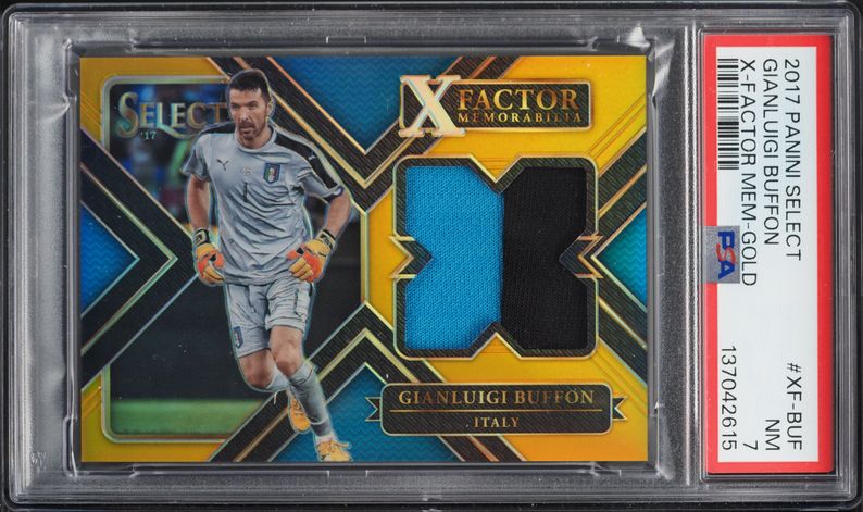 2022 Select FIFA Jumbo Swatches Purple Gianluigi Buffon PATCH /10