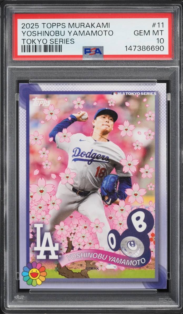 2025 Topps Murakami MLB World Tour Tokyo Series Yoshinobu Yamamoto #11 PSA 10 GEM MINT