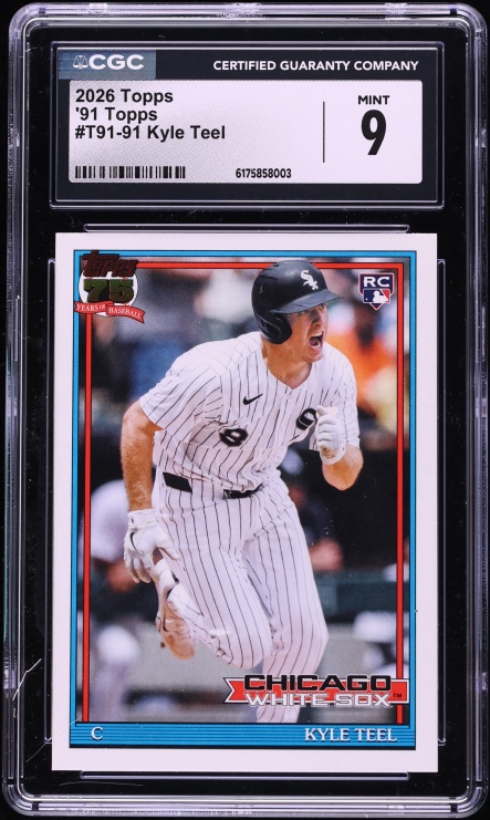 2026 Topps '91 Kyle Teel ROOKIE #T91-91 CGC 9 MINT