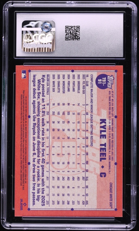 2026 Topps '91 Kyle Teel ROOKIE #T91-91 CGC 9 MINT
