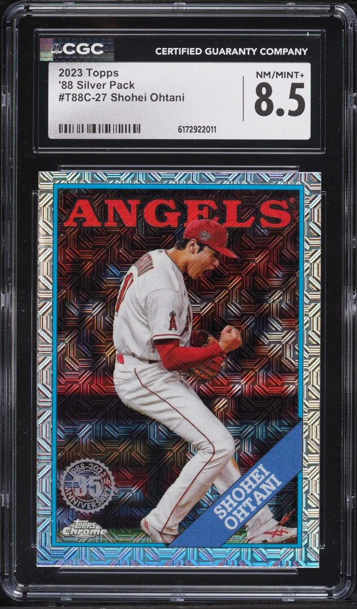 2023 Topps '88 Silver Pack Shohei Ohtani #T88C-27 CGC 8.5 NM-MT+