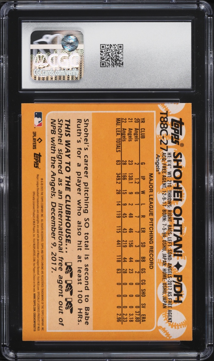 2023 Topps '88 Silver Pack Shohei Ohtani #T88C-27 CGC 8.5 NM-MT+