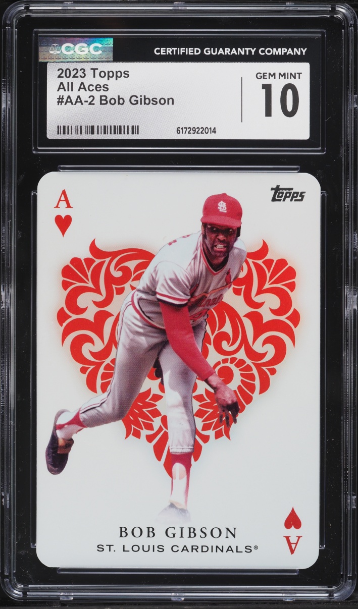 2023 Topps All Aces Bob Gibson #AA-2 CGC 10 GEM MINT