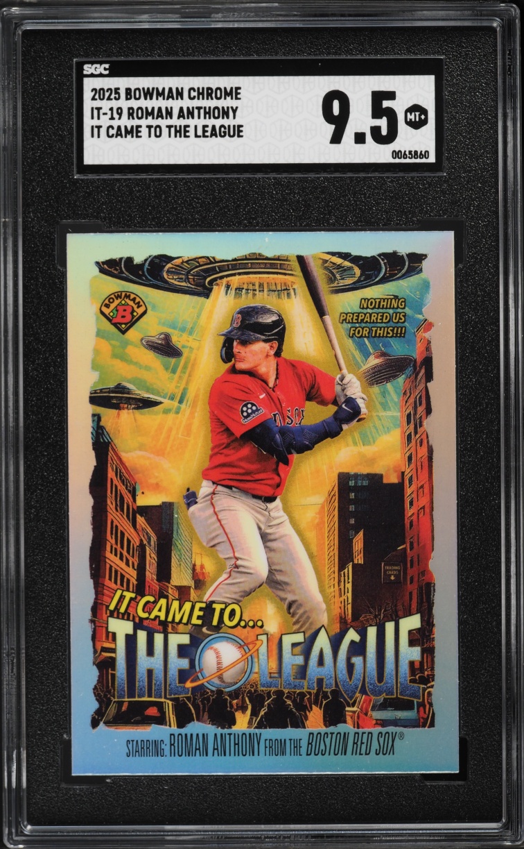 2025 Bowman Chrome It Came To The League Roman Anthony #IT-19 SGC 9.5 MINT+