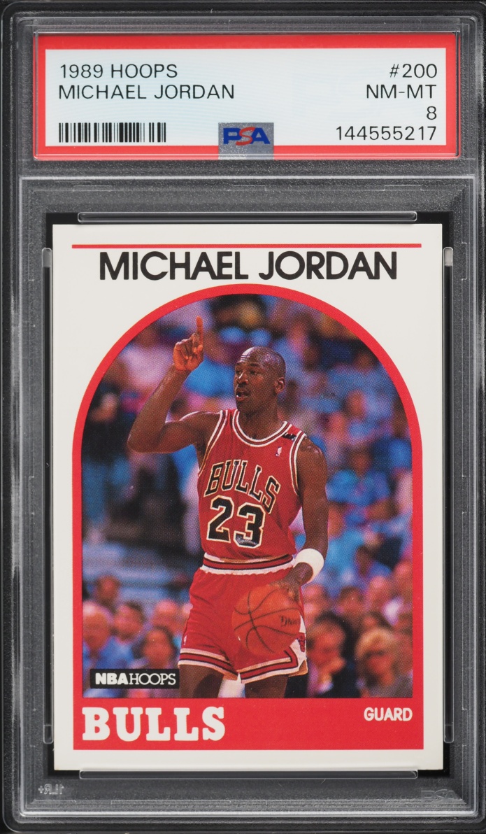 1989 Hoops Michael Jordan #200 PSA 8 NM-MT