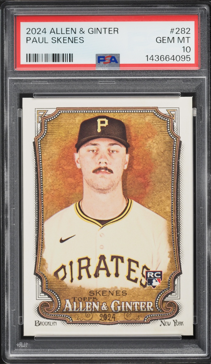 2024 Topps Allen & Ginter Paul Skenes ROOKIE #282 PSA 10 GEM MINT