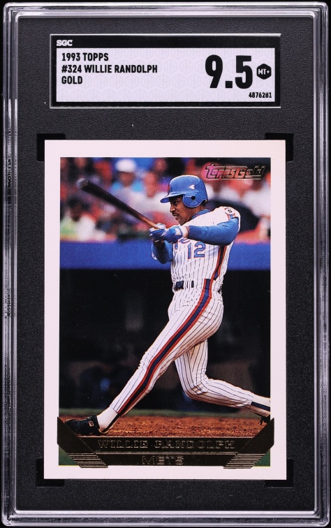 1993 Topps Gold Willie Randolph #324 SGC 9.5 MINT+