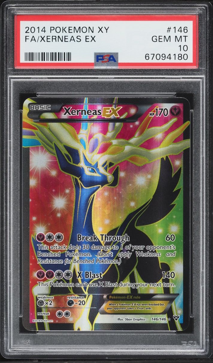 2014 Pokemon XY Full Art Xerneas EX #146 PSA 10 GEM MINT