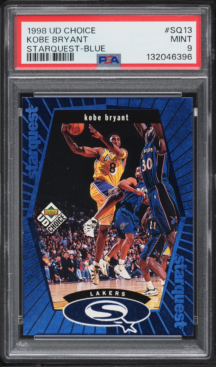 1998 Upper Deck Choice Starquest Blue Kobe Bryant #SQ13 PSA 9 MINT