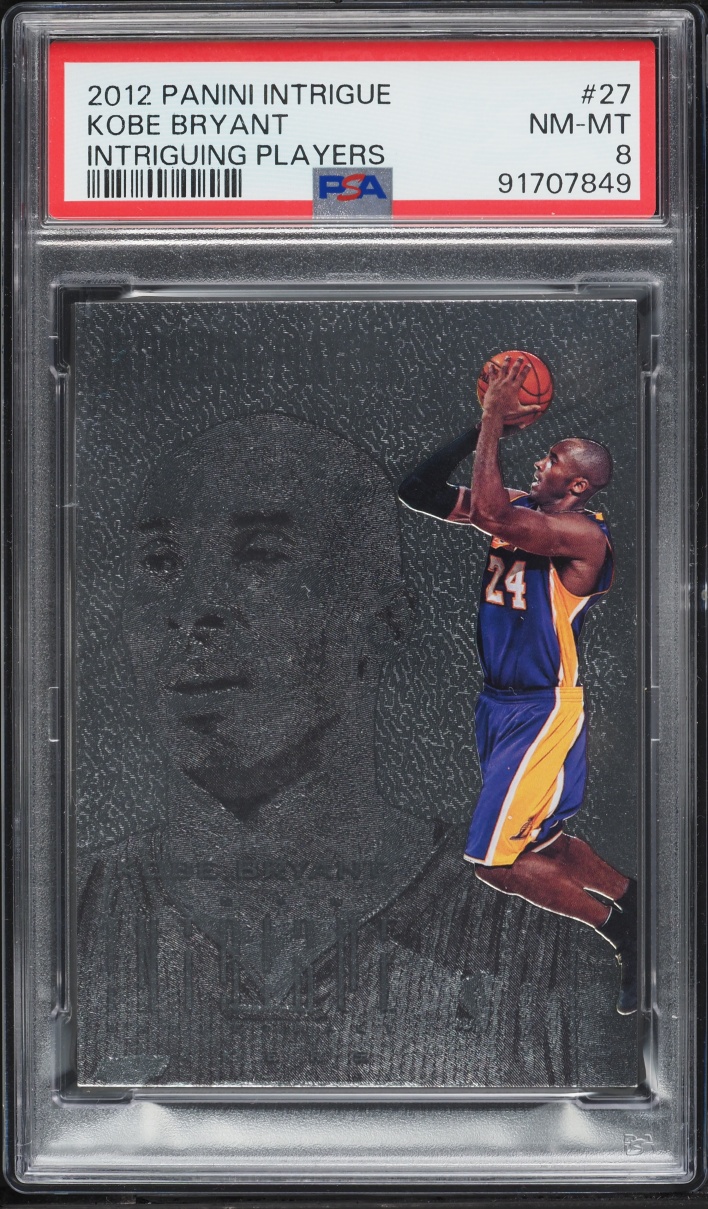 2012 Panini Intrigue Intriguing Players Kobe Bryant #27 PSA 8 NM-MT
