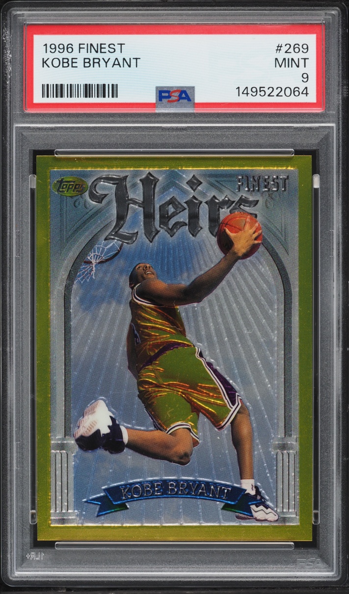 1996 Finest Gold Kobe Bryant ROOKIE #269 PSA 9 MINT