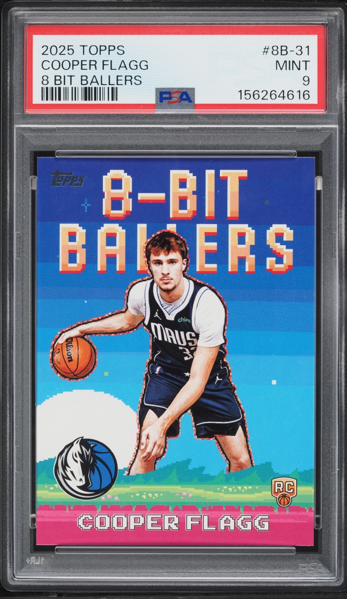 2025 Topps 8-Bit Ballers Cooper Flagg ROOKIE #8B-31 PSA 9 MINT