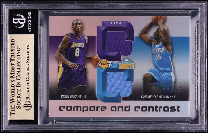 2005 Upper Deck Reflections Michael Jordan LeBon James Kobe Bryant PATCH /50 BGS 9.5